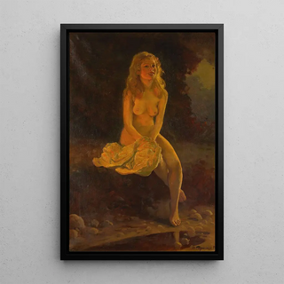 Reproduction of the painting Evening Glow - Dmitrii Gavriltsev