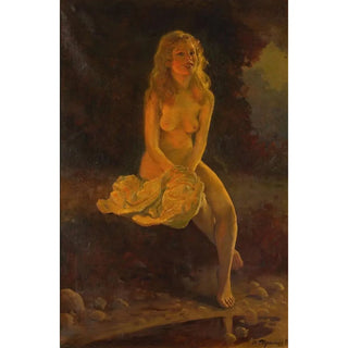 Reproduction of the painting Evening Glow - Dmitrii Gavriltsev
