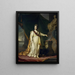 Portrait of Catherine II the Lawgiver in the Temple of the Goddess of Justice - Dmitry Levitsky — framed artwork on a wall