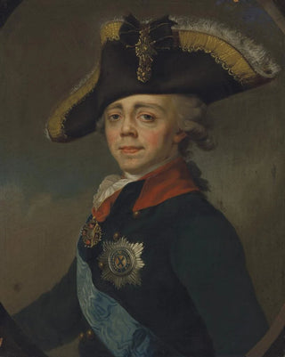 Portrait of Emperor Paul I 1754-1801 - Dmitry Levitsky — artwork view
