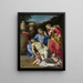 La Lamentation - Domenichino — framed artwork on a wall