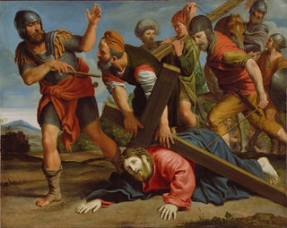 The Way of the Calvary - Domenichino — artwork view
