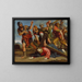 The Way of the Calvary - Domenichino — framed artwork on a wall