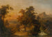 Sunset Landscape Painting - Domenico Bresolin — artwork view