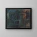 A medieval prison - Domenico Ferri — framed artwork on a wall