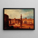 Vue composite des monuments parisiens - Domenico Ferri — framed artwork on a wall