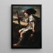 Reproduction of the painting David with the Head of Goliath - Domenico Fetti