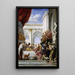 La parabole de Lazare et de l'homme riche - Domenico Fetti — framed artwork on a wall