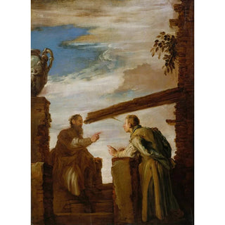 Reproduction of the painting La parabole de la paille et de la poutre - Domenico Fetti