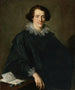 Portrait of a young man with a sketchbook in Genoa - Domenico Fiasella — artwork view