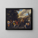 Rebecca et Éléazar au puits - Domenico Gargiulo — framed artwork on a wall