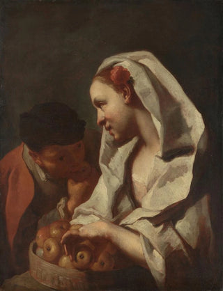 Girl selling fruits - Domenico Maggiotto — artwork view