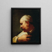 Head of a Levantine - Domenico Maggiotto — framed artwork on a wall