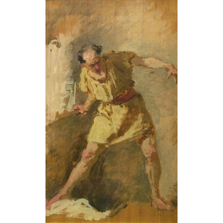 Reproduction of the painting The Gladiator - Domenico Morelli
