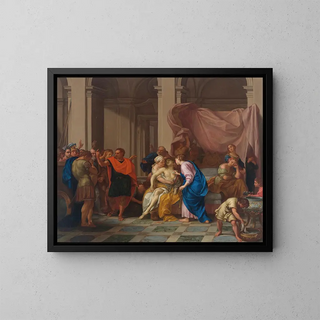 La Mort de Lucrèce - Domenico Parodi — framed artwork on a wall