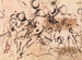 Saint Sebastian cared for by women or Adonis dd - Domenico Piola — artwork view