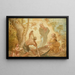 La Fuite en Égypte - Domenico Piola — framed artwork on a wall