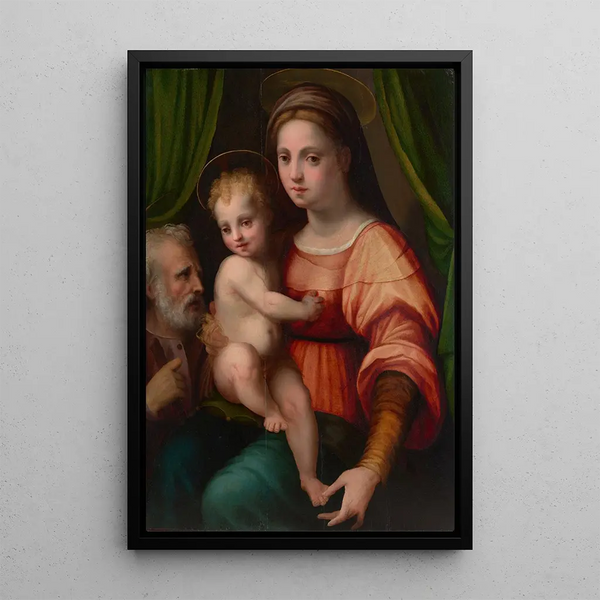 Reproduction of the painting La Sainte Famille - Domenico Puligo