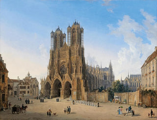 Reims Cathedral - Domenico Quaglio the Younger — artwork view