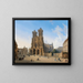 Reims Cathedral - Domenico Quaglio the Younger — framed artwork on a wall