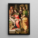 Reproduction of the painting of The Holy Family with Saint Catherine of Alexandria and Saint Paul - Domenico Tibaldi