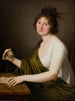 Portrait painting of Waleria Tarnowska née Stroynowska 1782-1849 wife of Jan Feliks Tarnowski from 1800 - Domenico del Frate — artwork view