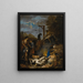The witches' sabbath under the moonlight - Domenicus van Wijnen — framed artwork on a wall