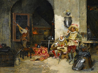 Chez les armuriers - Domingo Muñoz y Cuesta — artwork view