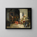 Chez les armuriers - Domingo Muñoz y Cuesta — framed artwork on a wall