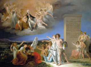 Allégorie des vertus du prince régent D. João - Domingos Sequeira — artwork view