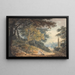 View in a Lane near Hampstead - Dominic Michael Serres — framed artwork on a wall