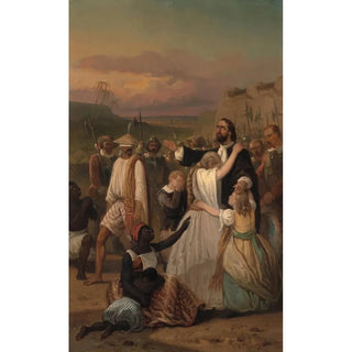 The sacrifice of Hambroek in Formosa in 1660 - Dominicus Anthonius Peduzzi — artwork view