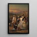 The sacrifice of Hambroek in Formosa in 1660 - Dominicus Anthonius Peduzzi — framed artwork on a wall