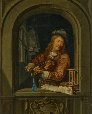 The Violinist - Dominicus van Tol — artwork view