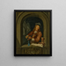 The Violinist - Dominicus van Tol — framed artwork on a wall