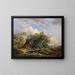 Landscape near Gutenstein - Dominik Schufried — framed artwork on a wall