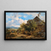 A view of the countryside - Dominik Schuhfried — framed artwork on a wall