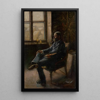 Reproduction of the painting L'artiste Horovitz at work - Dominik Skutecký