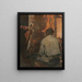 Au fourneau - Dominik Skutecký — framed artwork on a wall