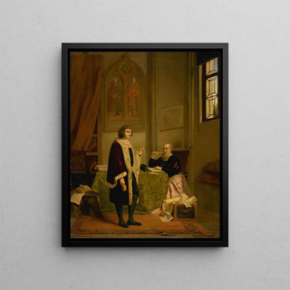 L'empereur Maximilien dicts his memoirs - Dominik Skutecký — framed artwork on a wall