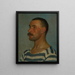 Study of Gondolier's Head - Dominik Skutecký — framed artwork on a wall