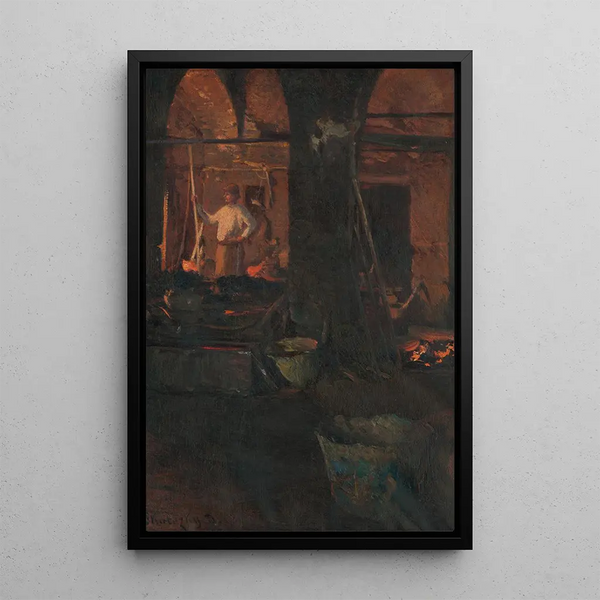 Reproduction of the painting The Metallurgist - Dominik Skutecký
