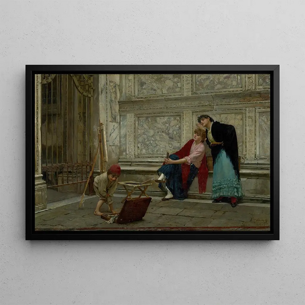 Atelier improvisé - Dominik Skutecký — framed artwork on a wall