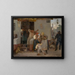 in front of a tavern - Dominik Skutecký — framed artwork on a wall
