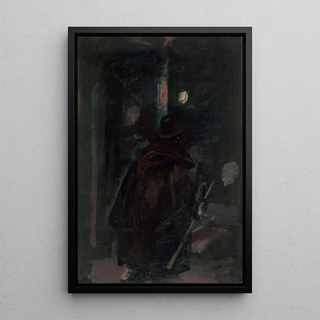 Garde de nuit - Dominik Skutecký — framed artwork on a wall