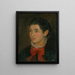 Portrait of Cécilia Lions - Dominik Skutecký — framed artwork on a wall