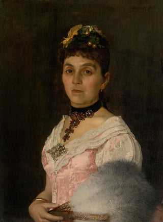 Portrait of Countess Mária Nyra Radvánska - Dominik Skutecký — artwork view