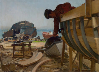 Shipyard at Capo d'Istria - Dominik Skutecký — artwork view