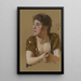Reproduction of the painting Study of a Woman's Portrait - Dominik Skutecký