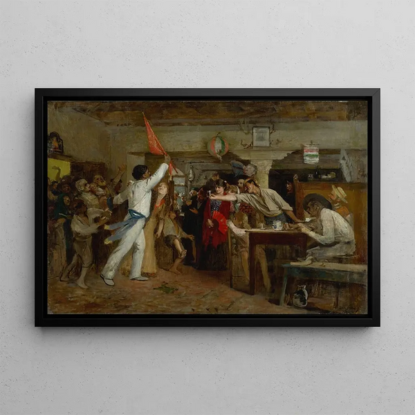 Vainqueur de la régate - Dominik Skutecký — framed artwork on a wall